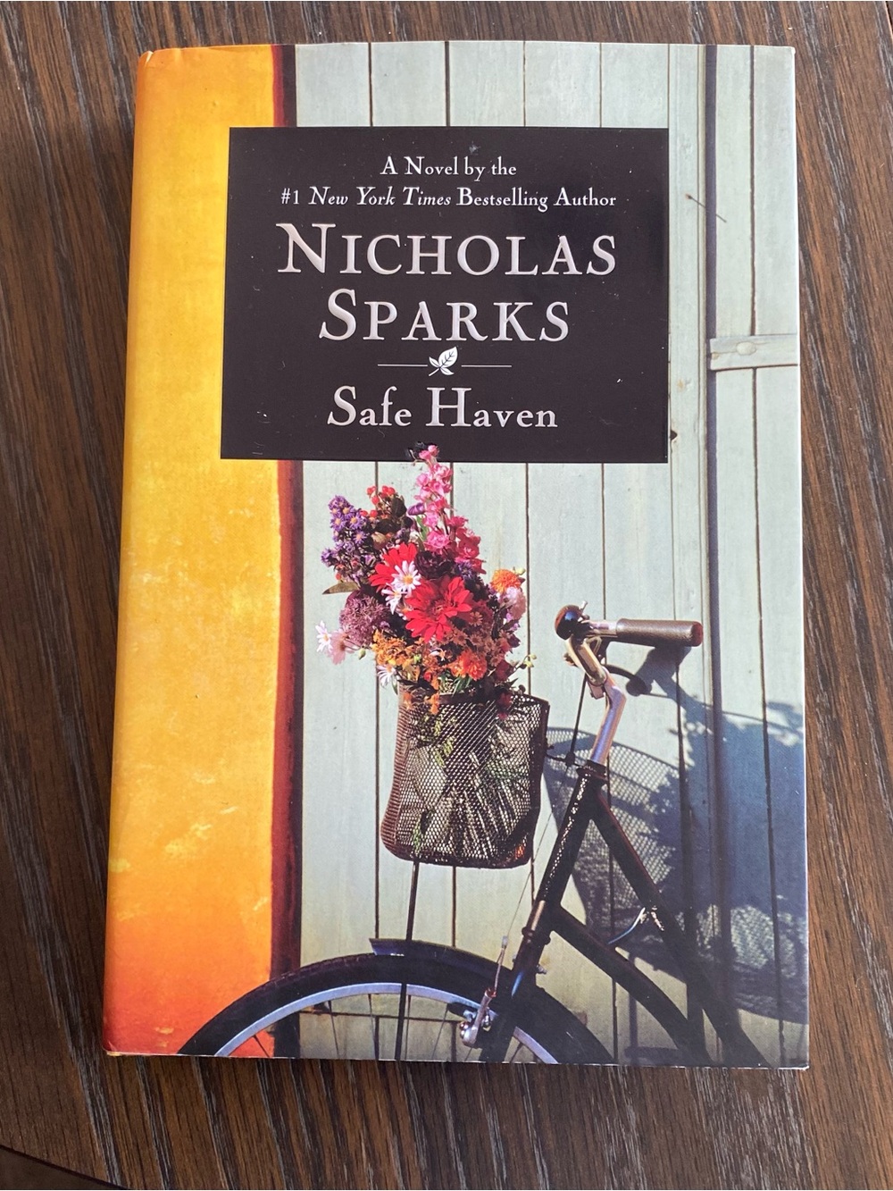 Safe Haven by Nicholas Sparks — Yellow Cover Decorative Book
